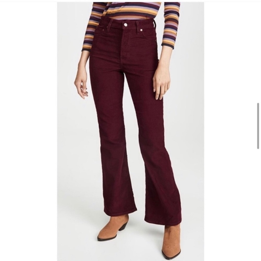 RIBCAGE BOOTCUT CORDUROY PANTS